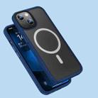 For iPhone 14 Benks Frosted Skin Feeling Magnetic Shockproof Phone Case(Blue) - 1