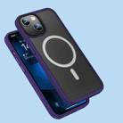 For iPhone 14 Benks Frosted Skin Feeling Magnetic Shockproof Phone Case(Purple) - 1