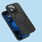 For iPhone 14 Pro Benks Frosted Skin Feeling Magnetic Shockproof Phone Case(Black) - 1