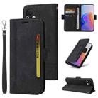 For OPPO Reno 7Z 5G BETOPNICE Dual-side Buckle Leather Phone Case(Black) - 1