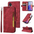 For OPPO Reno 7Z 5G BETOPNICE Dual-side Buckle Leather Phone Case(Red) - 1