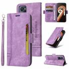 For Realme 9i / A96 4G / A76 4G / A36 4G BETOPNICE Dual-side Buckle Leather Phone Case(Purple) - 1