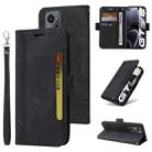 For Realme GT Neo2 5G CN Version BETOPNICE Dual-side Buckle Leather Phone Case(Black) - 1