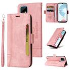 For Realme C21 BETOPNICE Dual-side Buckle Leather Phone Case(Pink) - 1