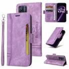 For Realme 9 Pro BETOPNICE Dual-side Buckle Leather Phone Case(Purple) - 1
