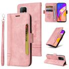 For OPPO A94 5G BETOPNICE Dual-side Buckle Leather Phone Case(Pink) - 1