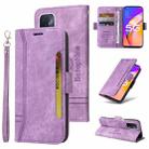 For OPPO A93 5G CN Version BETOPNICE Dual-side Buckle Leather Phone Case(Purple) - 1