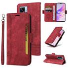 For OPPO A57 5G BETOPNICE Dual-side Buckle Leather Phone Case(Red) - 1