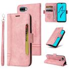 For OPPO A7 / A5s BETOPNICE Dual-side Buckle Leather Phone Case(Pink) - 1