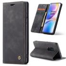 For OnePlus 8 Pro CaseMe Multifunctional Horizontal Flip Leather Case, with Card Slot & Holder & Wallet(Black) - 1