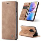 For OnePlus 8 Pro CaseMe Multifunctional Horizontal Flip Leather Case, with Card Slot & Holder & Wallet(Brown) - 1