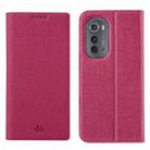For Motorola Edge 2022 ViLi DMX Series TPU + PU Shockproof Leather Phone Case(Rose Red) - 1
