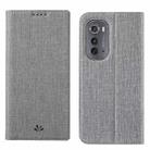 For Motorola Edge 2022 ViLi DMX Series TPU + PU Shockproof Leather Phone Case(Grey) - 1