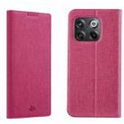 For OnePlus 10T 5G/Ace Pro 5G ViLi DMX Series TPU + PU Shockproof Leather Phone Case(Rose Red) - 1