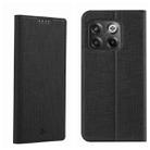 For OnePlus 10T 5G/Ace Pro 5G ViLi DMX Series TPU + PU Shockproof Leather Phone Case(Black) - 1