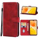 For vivo X80 Lite/V25 5G Leather Phone Case(Red) - 1