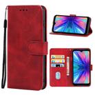 For Doogee S96GT Leather Phone Case(Red) - 1