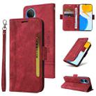 For Honor X7 BETOPNICE Dual-side Buckle Leather Phone Case(Red) - 1