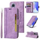 For Huawei nova 9 BETOPNICE Dual-side Buckle Leather Phone Case(Purple) - 1