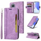 For Huawei nova 9 Pro BETOPNICE Dual-side Buckle Leather Phone Case(Purple) - 1