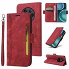 For Honor Magic4 BETOPNICE Dual-side Buckle Leather Phone Case(Red) - 1