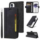 For Nothing Phone 1 BETOPNICE Dual-side Buckle Leather Phone Case(Black) - 1