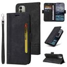 For Nokia G21 BETOPNICE Dual-side Buckle Leather Phone Case(Black) - 1
