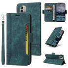 For Nokia G21 BETOPNICE Dual-side Buckle Leather Phone Case(Green) - 1