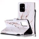 For Galaxy S20+ Painted Pattern Horizontal Flip Leather Case with Holder & Card Slots & Wallet(White Broken Stone) - 1