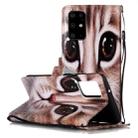 For Galaxy S20+ Painted Pattern Horizontal Flip Leather Case with Holder & Card Slots & Wallet(Coffee Cat) - 1