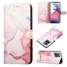 For Motorola Moto S30 Pro 5G PT003 Marble Pattern Flip Leather Phone Case(Rose Gold) - 1