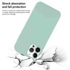 For iPhone 14 Pro Solid Silicone Phone Case(Black) - 3