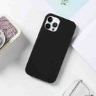 For iPhone 14 Pro Solid Silicone Phone Case(Black) - 6