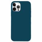 For iPhone 14 Pro Solid Silicone Phone Case(Xingyu Blue) - 1