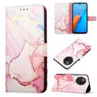 For Infinix Note 12 Pro 4G PT003 Marble Pattern Flip Leather Phone Case(Rose Gold) - 1