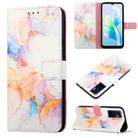 For vivo S10e 5G / V23e 4G & 5G / Y75 4G PT003 Marble Pattern Flip Leather Phone Case(Marble White) - 1