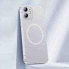 For iPhone 12 Benks Ultra-thin Zero Sense MagSafe Frosted Phone Case(White) - 1