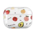 For AirPods Pro 2 Bronzing Fruit Pattern PC Earphone Hard Protective Case(Fruit Platter) - 1