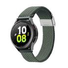 For Samsung Watch DUX DUCIS 20mm Braided Nylon Elastic Watch Band(Green) - 1