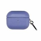 For Apple AirPods Pro PU Leather Wireless Bluetooth Earphone Protective Case(Wisteria) - 1