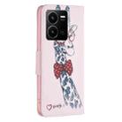 For vivo Y35/Y22 Colored Drawing Pattern Leather Phone Case(Deer) - 3