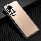 For Huawei nova 8 Frosted Metal Phone Case(Gold) - 1