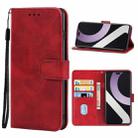 For Xiaomi Civi 2 Leather Phone Case(Red) - 1