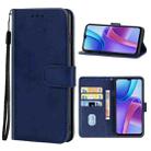 For Xiaomi Redmi Note 11R Leather Phone Case(Blue) - 1