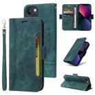 For iPhone 14 BETOPNICE Dual-side Buckle Leather Phone Case(Green) - 1