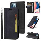 For iPhone 14 Plus BETOPNICE Dual-side Buckle Leather Phone Case(Black) - 1
