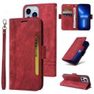 For iPhone 13 Pro Max BETOPNICE Dual-side Buckle Leather Phone Case(Red) - 1