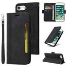 For iPhone 7 Plus / 8 Plus BETOPNICE Dual-side Buckle Leather Phone Case(Black) - 1