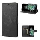 For OnePlus 10T Butterfly Embossed Horizontal Flip Leather Phone Case(Black) - 1