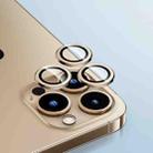 For iPhone 14 Pro/14 Pro Max Benks Sapphire Lens Protective Film(Gold) - 1